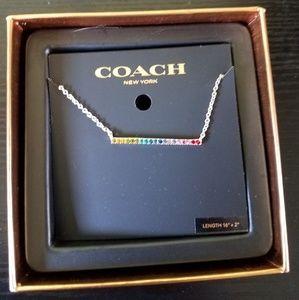 Coach Jewelry - Nwt Coach Necklace Coach Jewelry - Nwt Coach Necklace